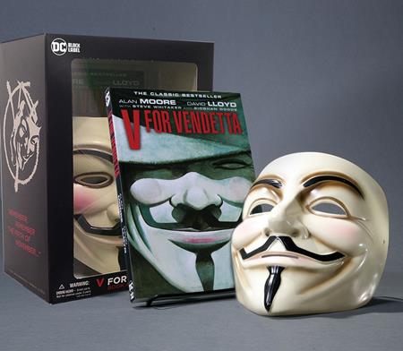 V FOR VENDETTA BOOK AND MASK SET NEW EDITION | L.A. Mood Comics and Games