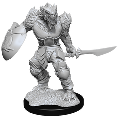 DND UNPAINTED MINIS WV15 DRAGONBORN FIGHTER MALE | L.A. Mood Comics and Games