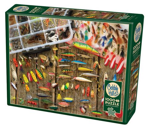 Puzzle 1000 Fishing Lures | L.A. Mood Comics and Games