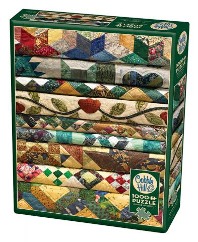 Puzzle 1000pc Grandma's Quilts | L.A. Mood Comics and Games