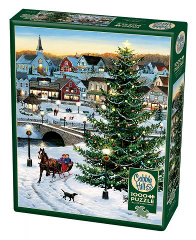 Puzzle 1000pc Village Tree | L.A. Mood Comics and Games