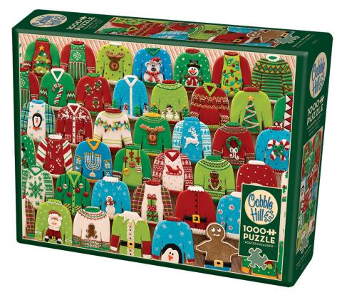 Puzzle 1000pc Ugly Xmas Sweaters | L.A. Mood Comics and Games