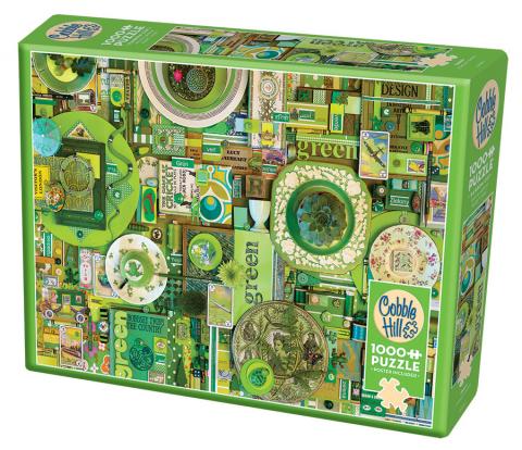 Puzzle - 1000 Pieces - Green | L.A. Mood Comics and Games