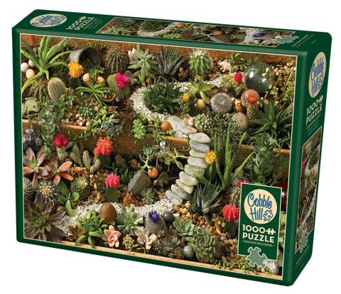 Puzzle 1000 Succulent Garden | L.A. Mood Comics and Games