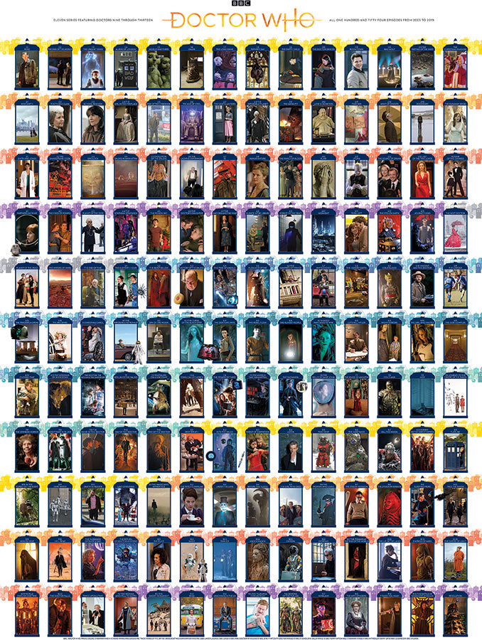 Doctor Who: Episode Guide 1000 piece puzzle. | L.A. Mood Comics and Games
