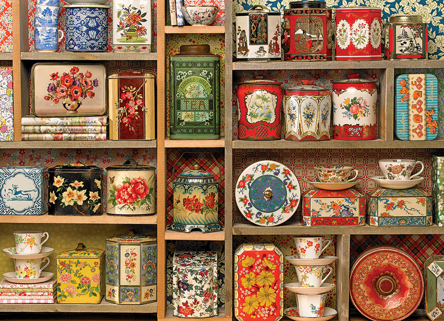 Puzzle 1000 pc Vintage Tins | L.A. Mood Comics and Games