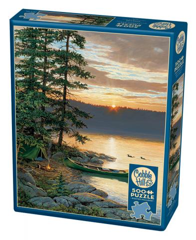 Puzzle 500 Canoe Lake | L.A. Mood Comics and Games