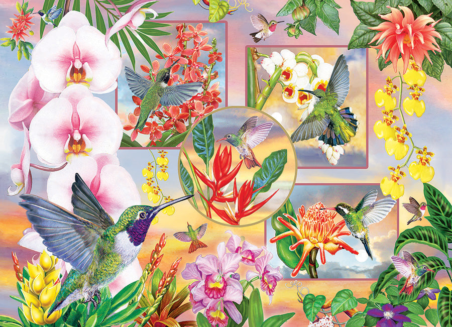 Puzzle 500 Hummingbird Magic | L.A. Mood Comics and Games