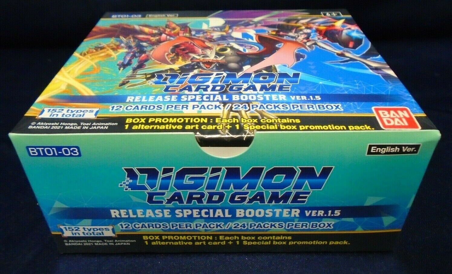 DIGIMON RELEASE SPECIAL BOOSTER  PACK VER 1.5 | L.A. Mood Comics and Games
