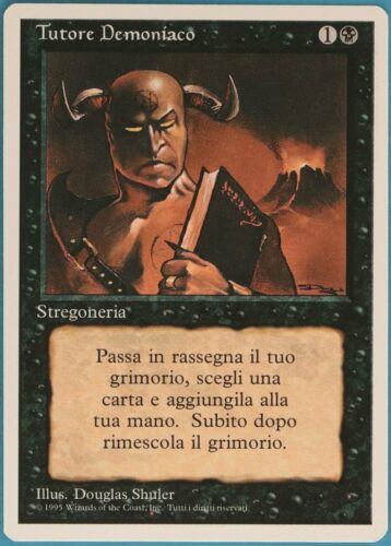 Demonic Tutor (WB) Revised (ITALIAN) | L.A. Mood Comics and Games