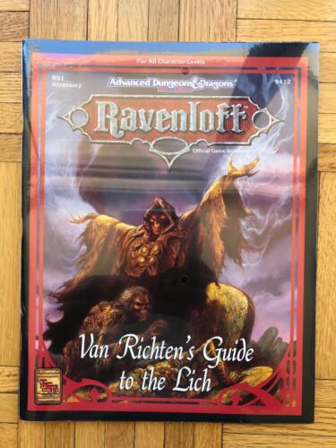 AD&D Ravenloft Van Richten's Guide to the Lich (USED) | L.A. Mood Comics and Games