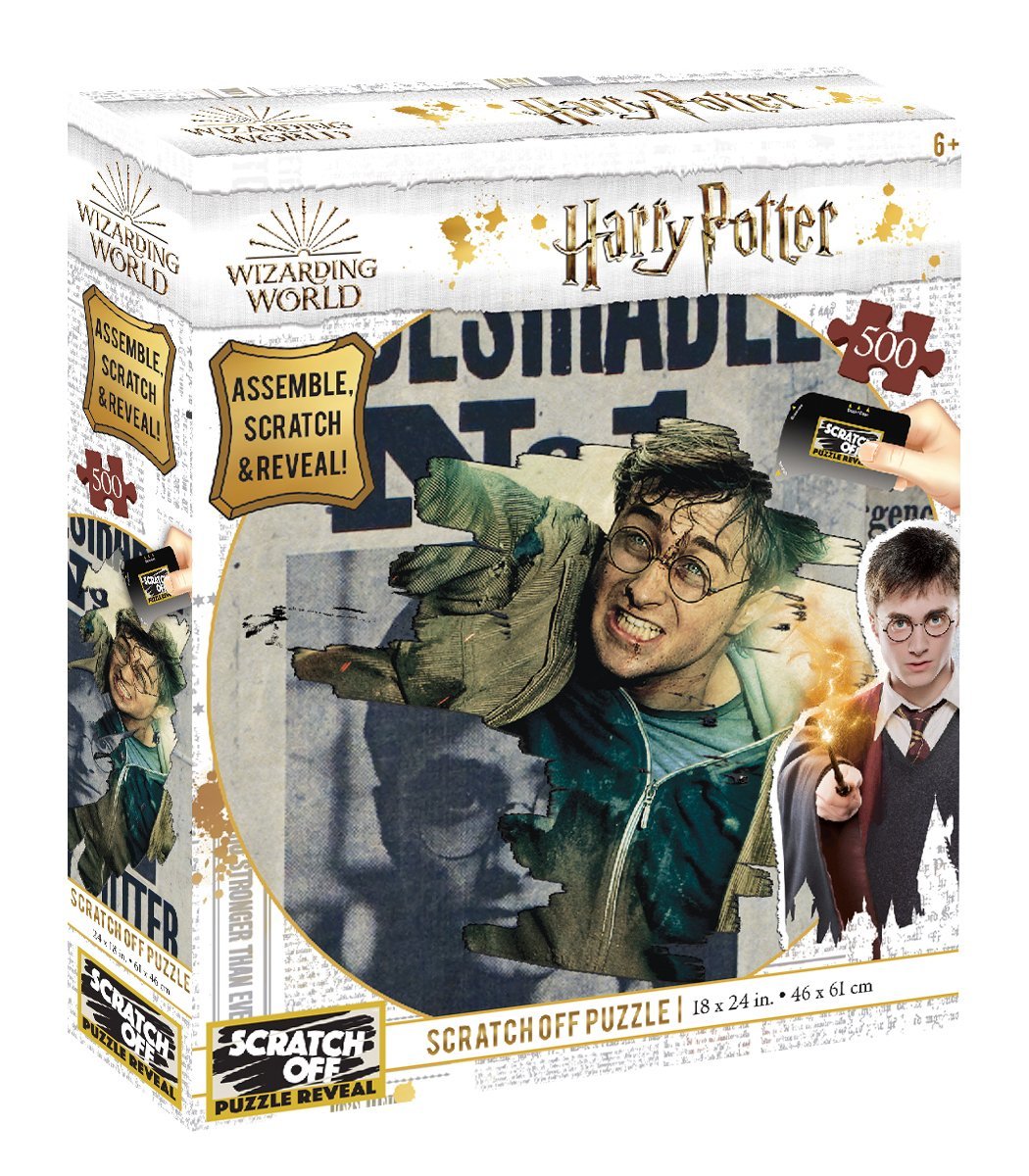 Scratch OFF Puzzle Harry Potter Wanted | L.A. Mood Comics and Games