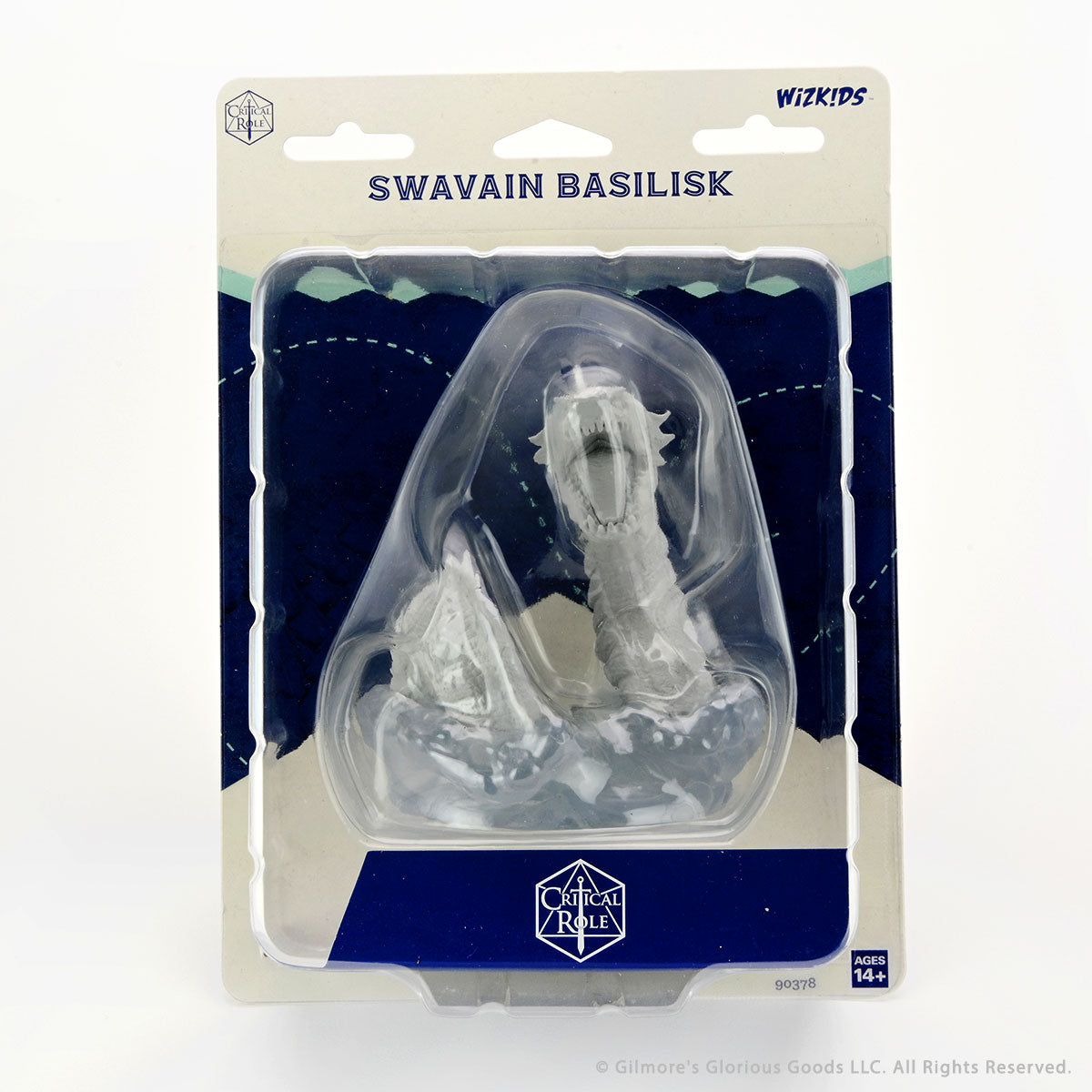 Critical Role Unpainted Miniatures Wave 1: Swavain Basilisk | L.A. Mood Comics and Games