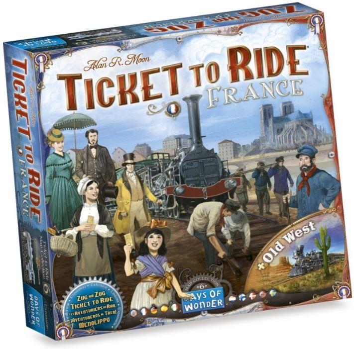 Ticket to Ride Map Collection Volume 6 – France & Old West | L.A. Mood Comics and Games