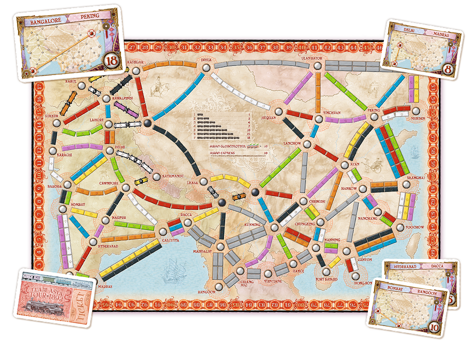 Ticket to Ride Map Collection Volume 1 Asia | L.A. Mood Comics and Games