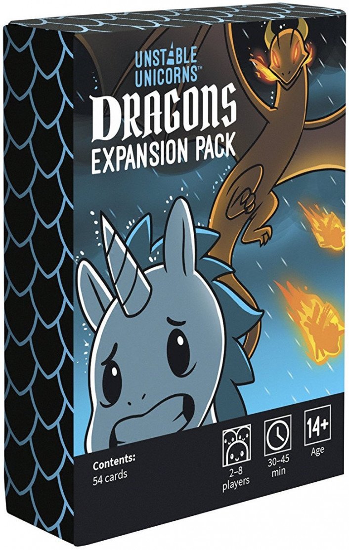 Unstable Unicorns Dragon Expansion | L.A. Mood Comics and Games