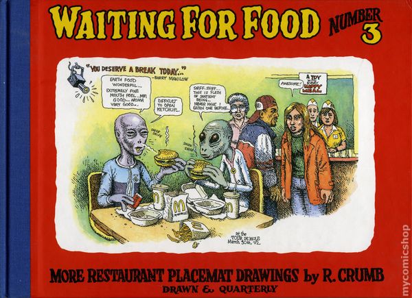 WAITING FOR FOOD CRUMB PLACEMAT DRAWINGS VOL 3 HC | L.A. Mood Comics and Games